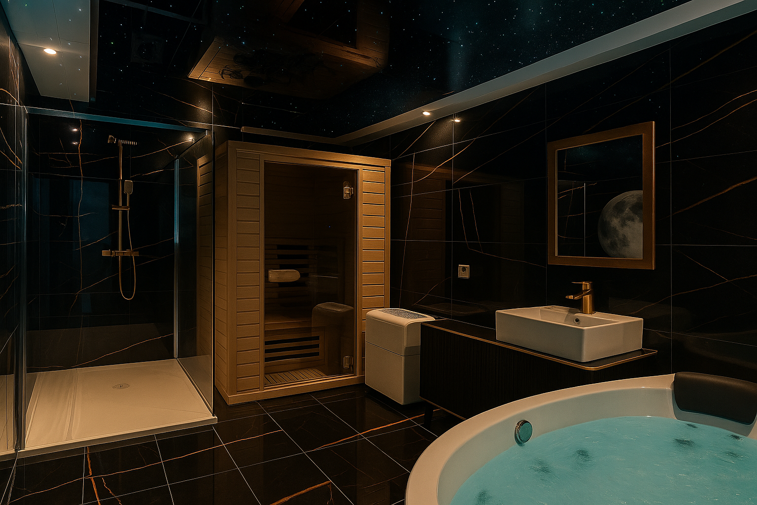 Galaxy Room Troyes - Salle de bain