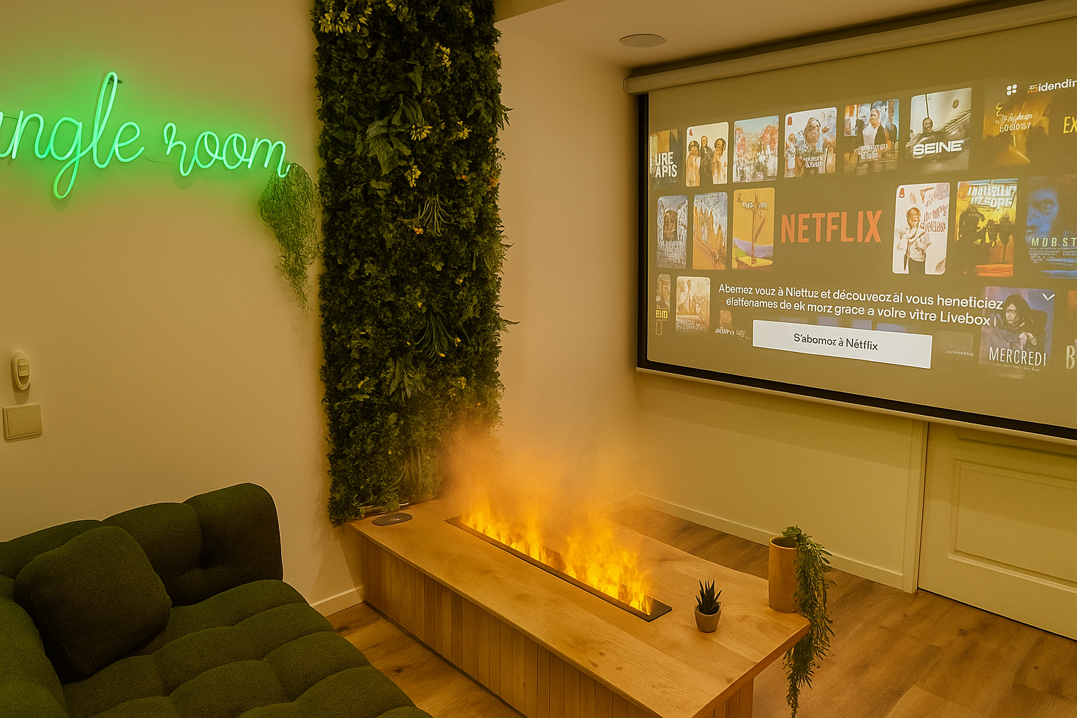 Jungle Room Troyes - Salon Cinéma